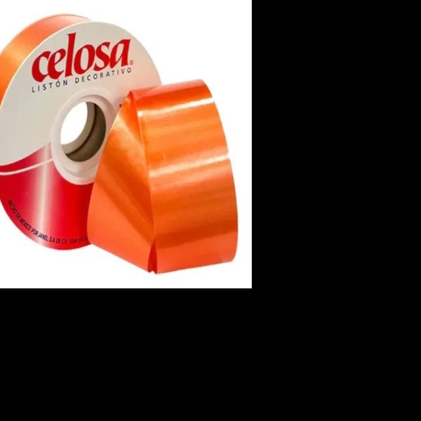 LISTON CELOSA KRYSTAL 9 NARANJA 332 JANEL 50M ROLLO